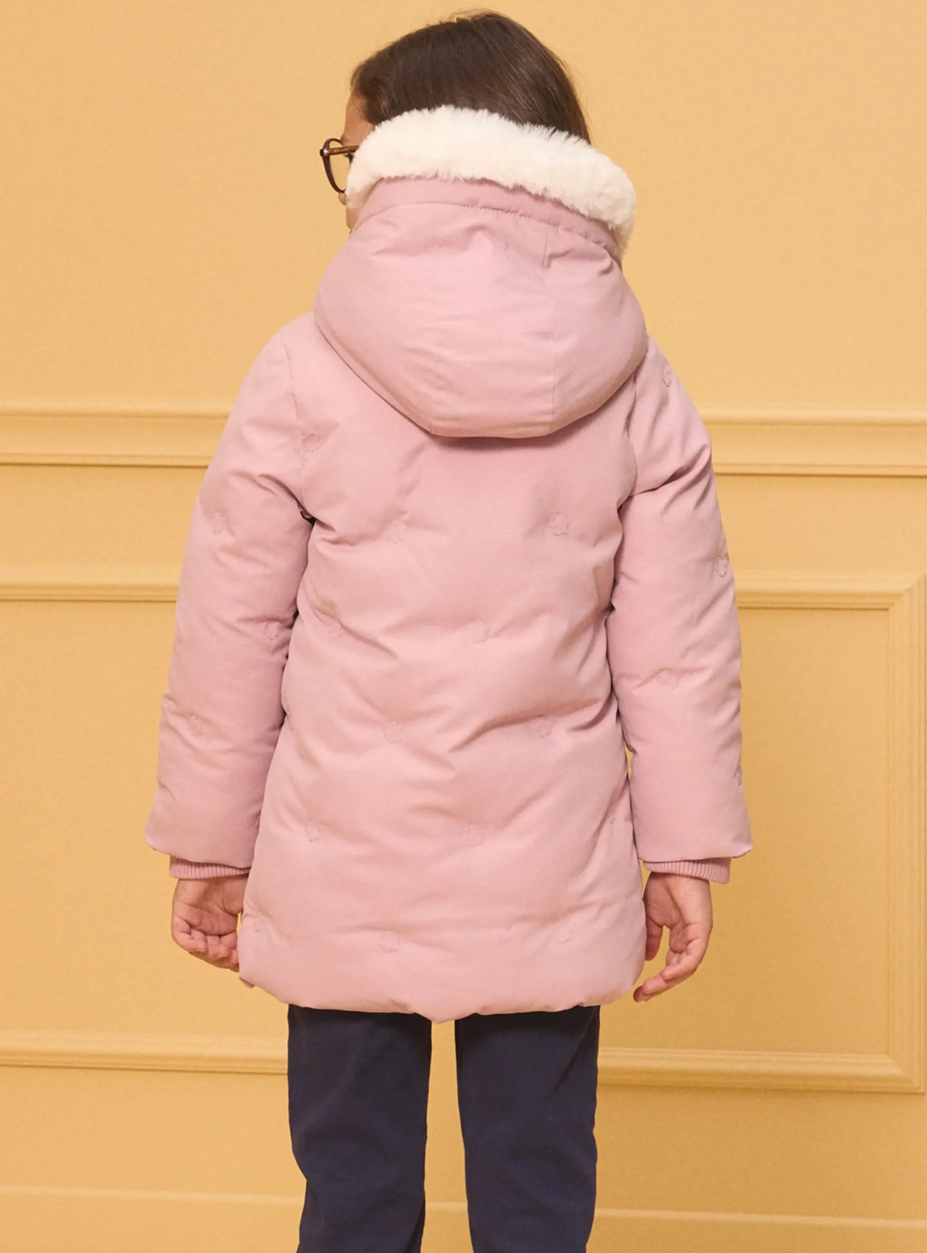 Coat, Parka, Jacket-Sergent Major Baby rose DOWN JACKET