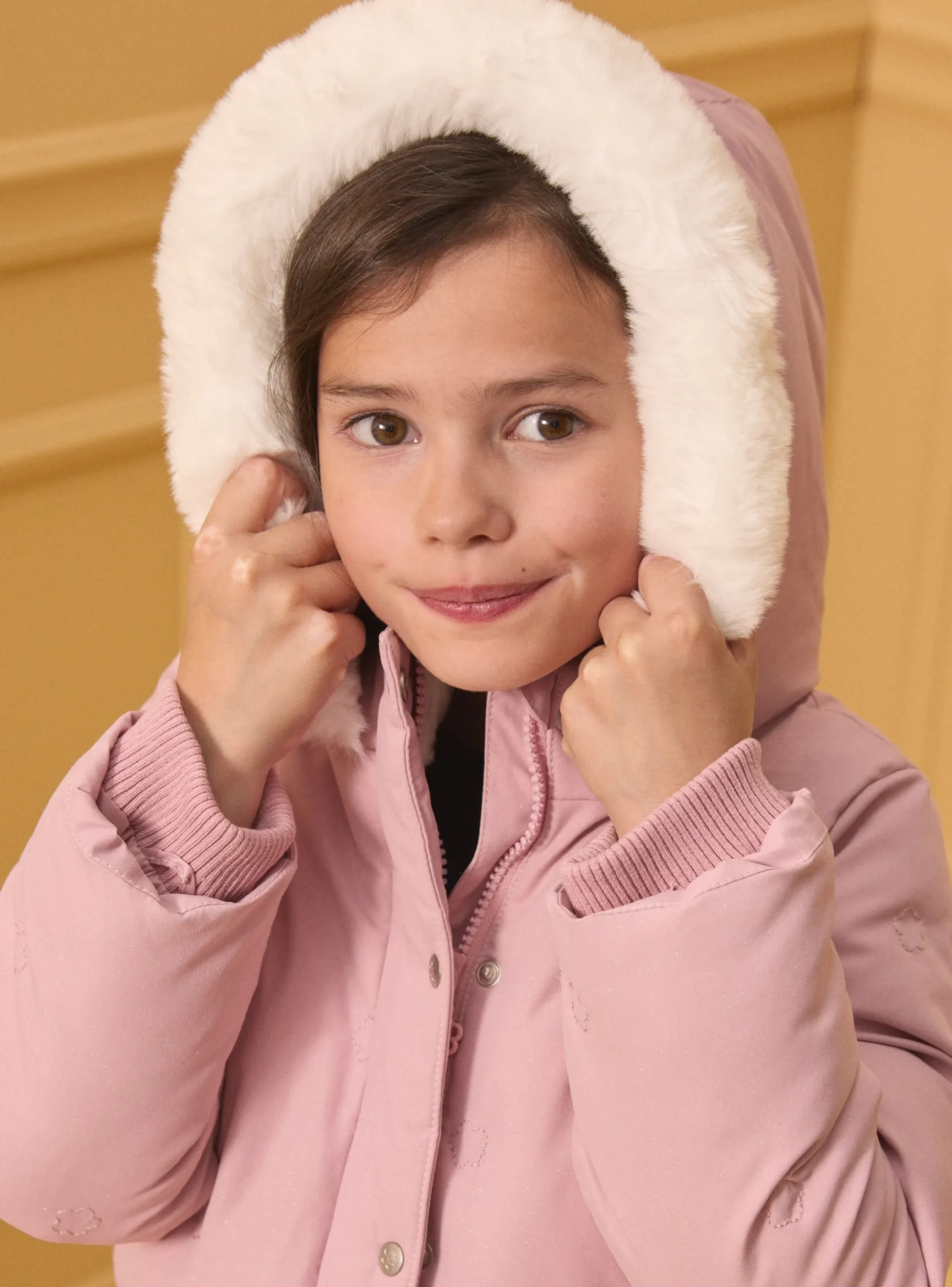 Coat, Parka, Jacket-Sergent Major Baby rose DOWN JACKET
