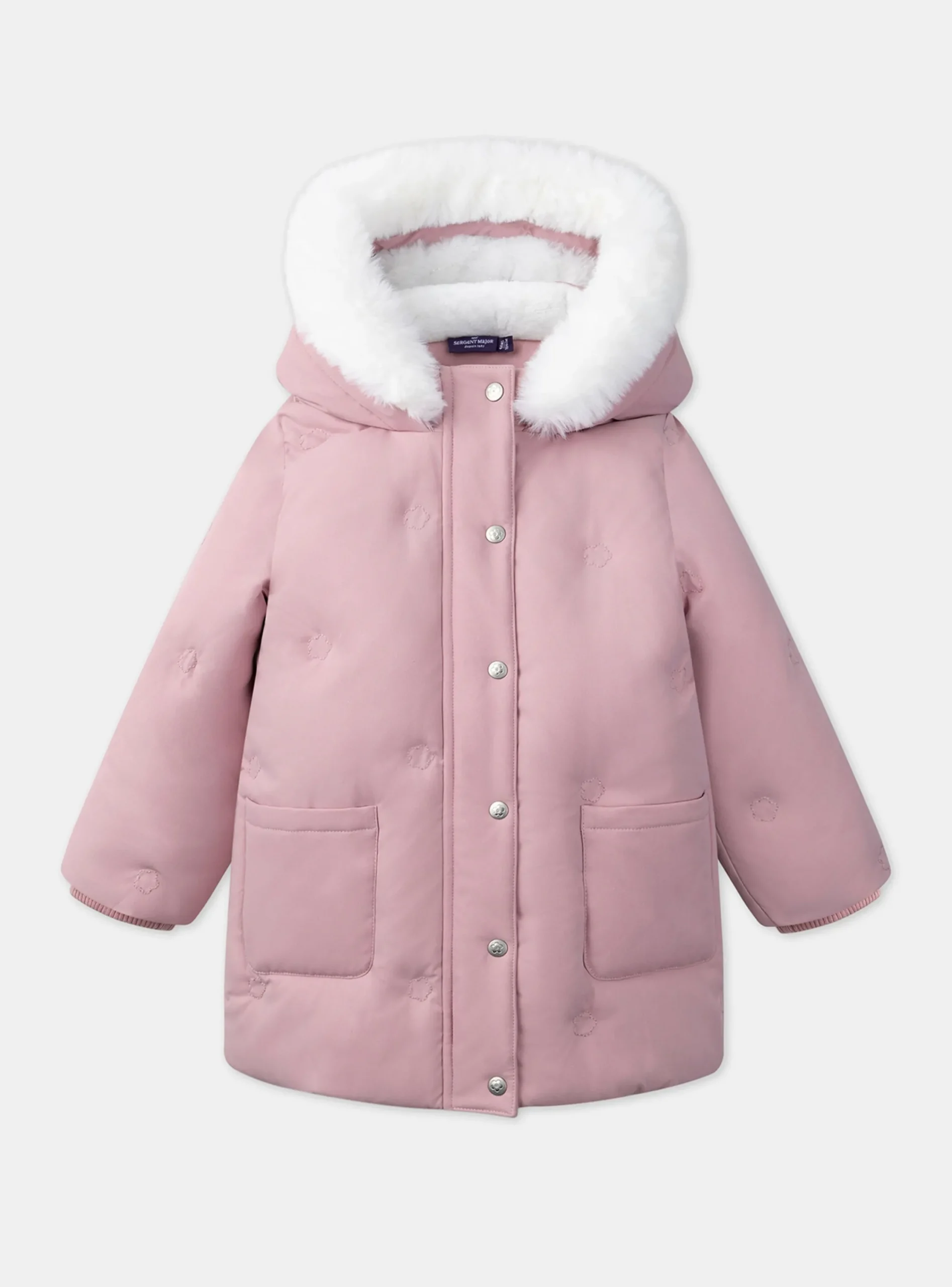 Coat, Parka, Jacket-Sergent Major Baby rose DOWN JACKET