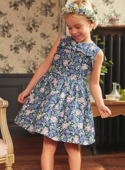 Dress-Sergent Major Backless blue dress