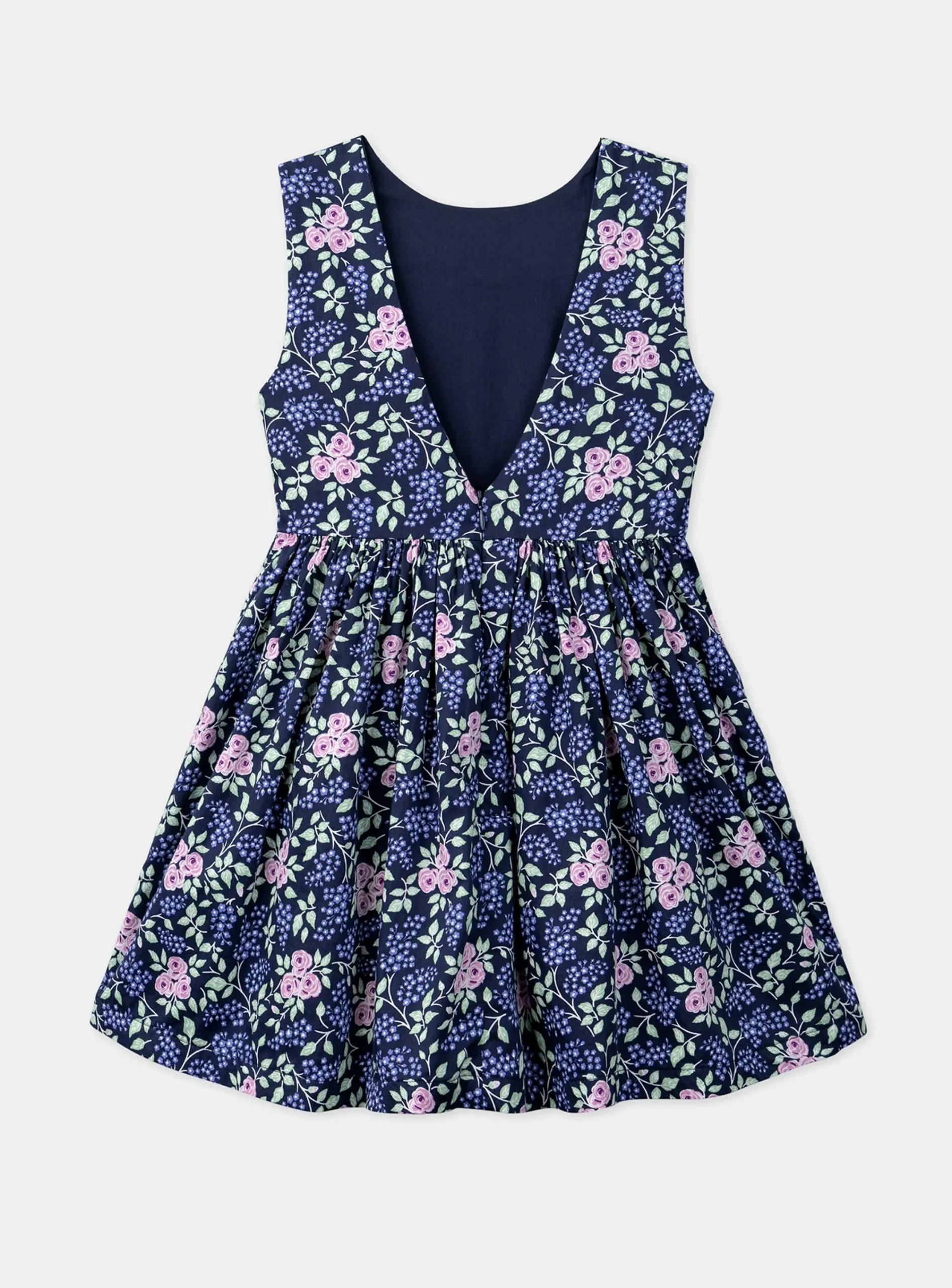 Dress-Sergent Major Backless blue dress