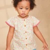 T-shirts & Shirts | T-shirts & Shirts-Sergent Major Beige floral blouse