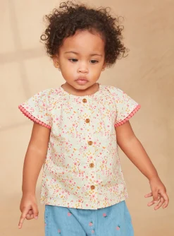 T-shirts & Shirts | T-shirts & Shirts-Sergent Major Beige floral blouse