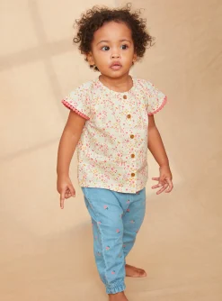 T-shirts & Shirts | T-shirts & Shirts-Sergent Major Beige floral blouse