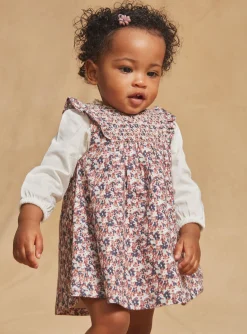 Dress | Dress-Sergent Major Beige floral print sleeveless dress