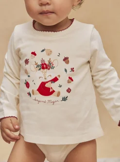 Body | Body-Sergent Major Beige long-sleeved bodysuit T-shirt