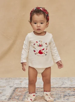Body | Body-Sergent Major Beige long-sleeved bodysuit T-shirt