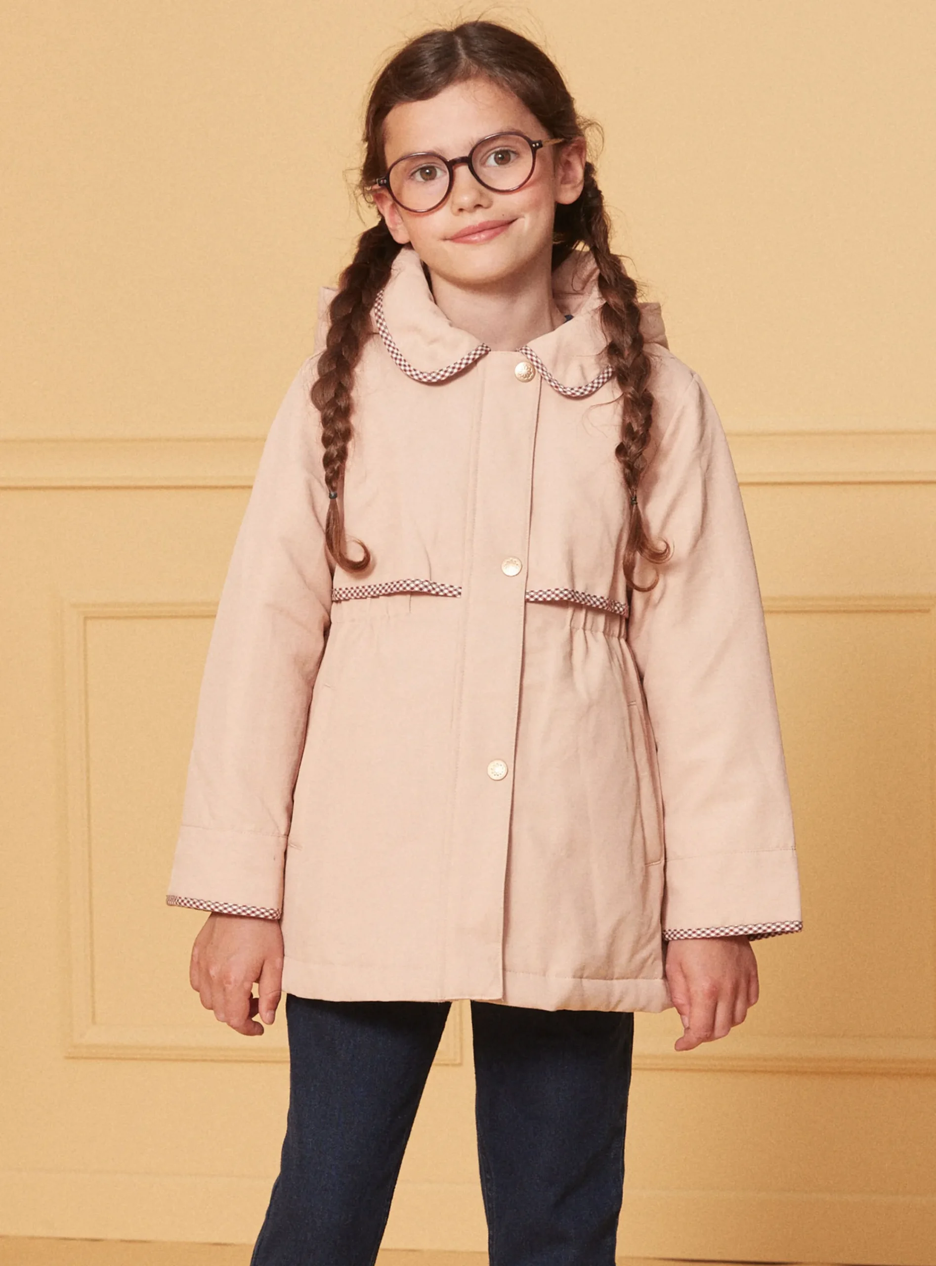 Coat, Parka, Jacket-Sergent Major Beige RAINCOAT