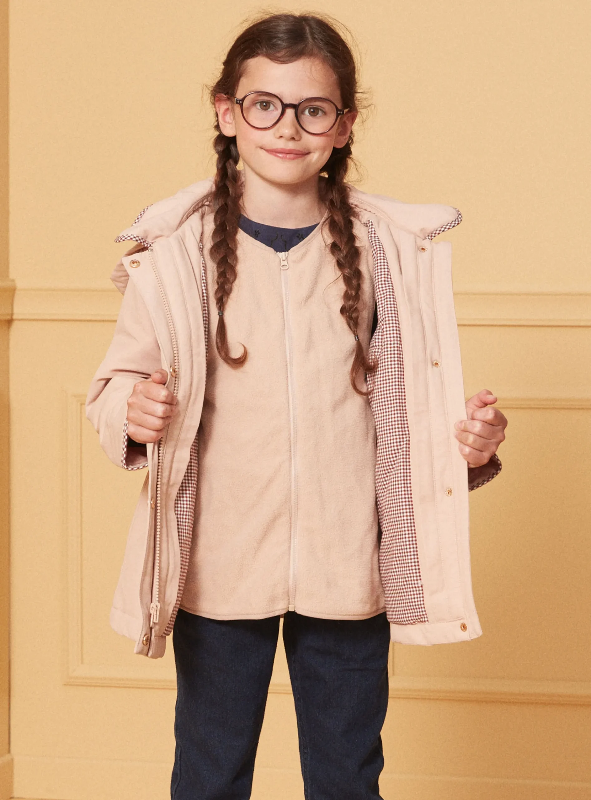 Coat, Parka, Jacket-Sergent Major Beige RAINCOAT