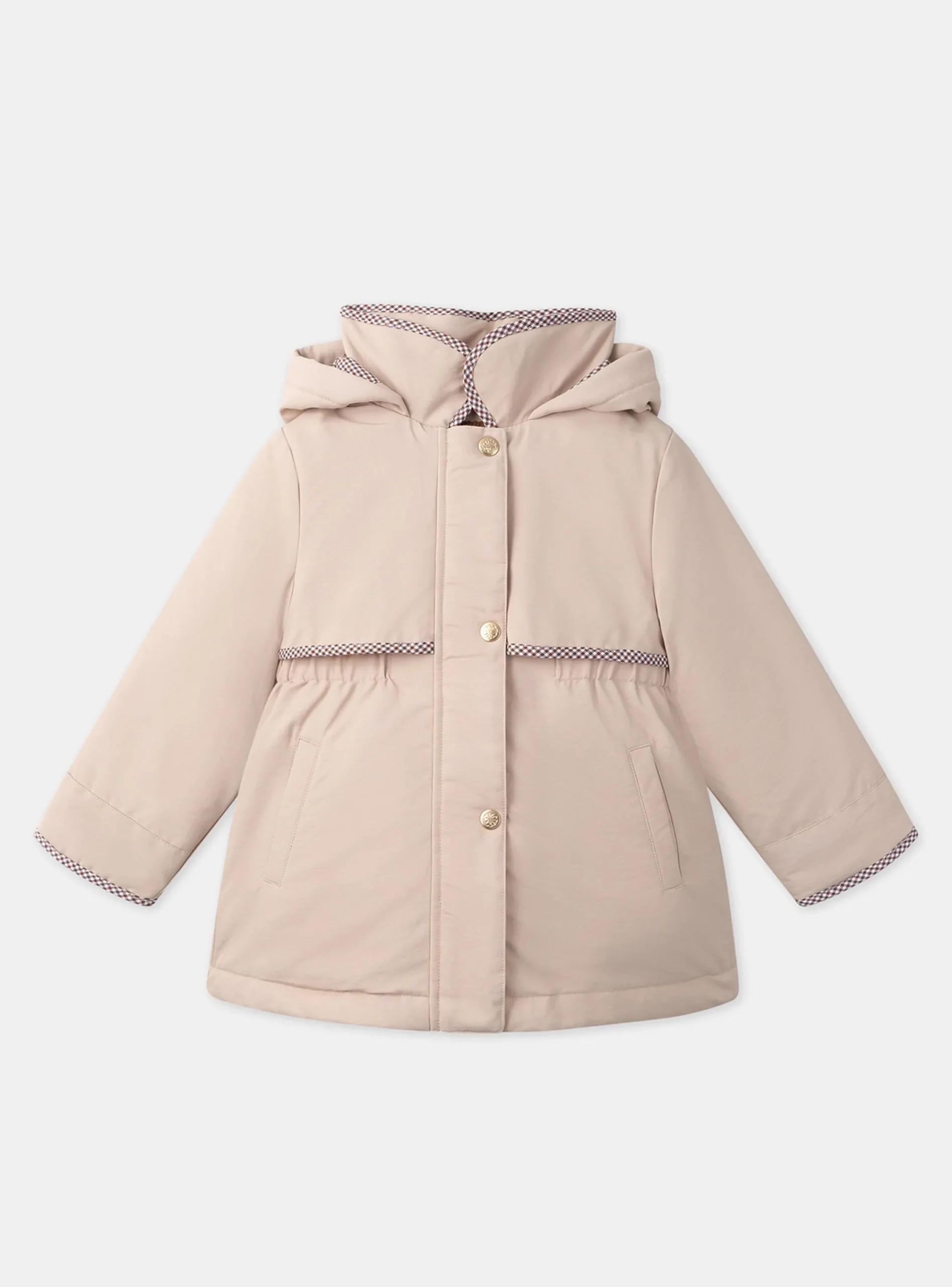 Coat, Parka, Jacket-Sergent Major Beige RAINCOAT
