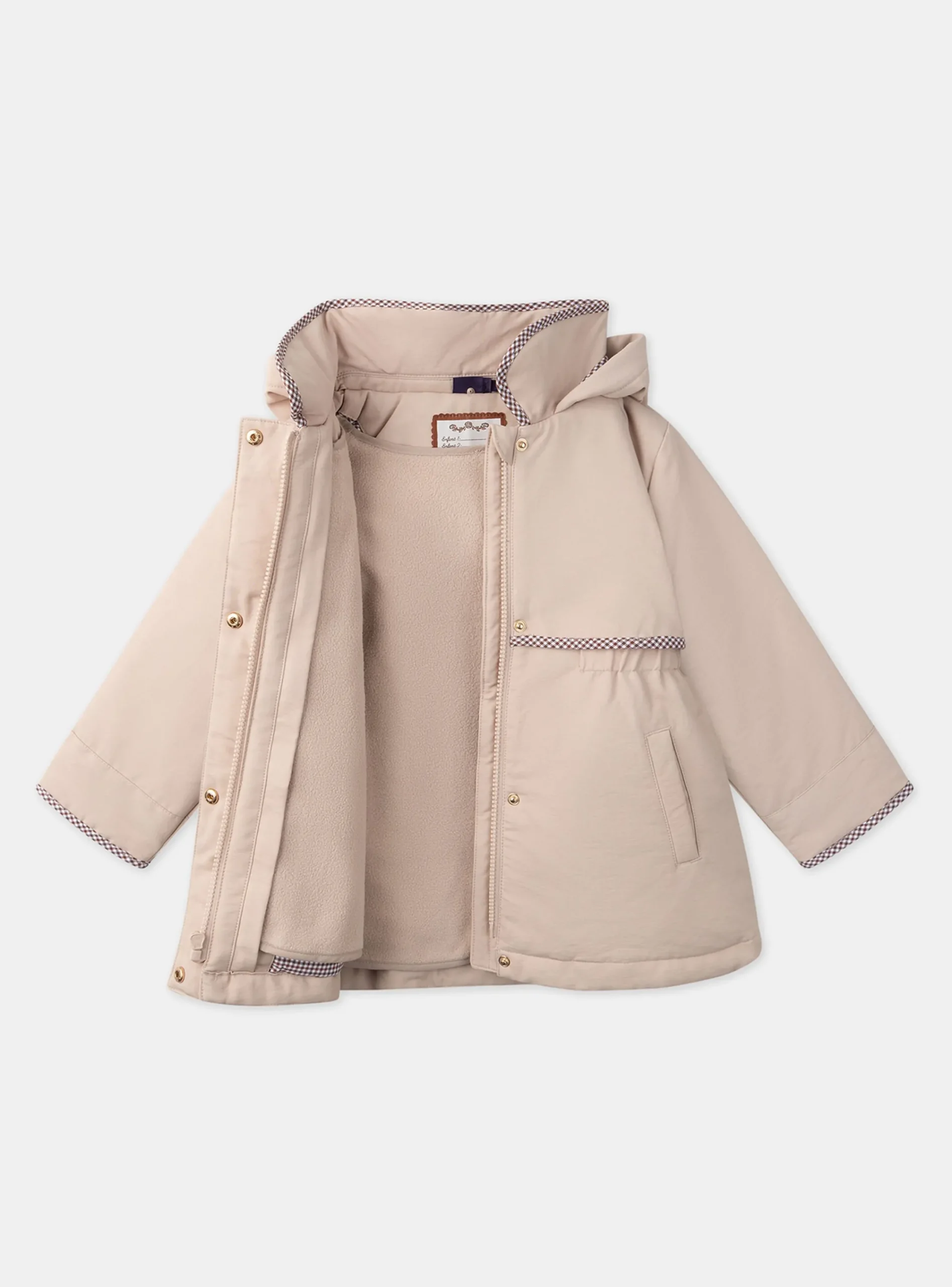 Coat, Parka, Jacket-Sergent Major Beige RAINCOAT