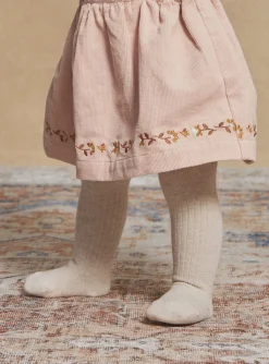 Socks & Tights | Socks & Tights-Sergent Major Beige ribbed tights