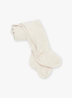 Socks & Tights | Socks & Tights-Sergent Major Beige ribbed tights