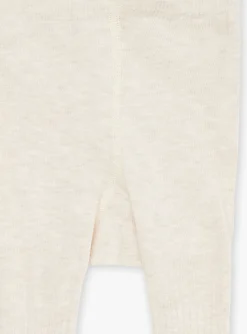 Socks & Tights | Socks & Tights-Sergent Major Beige ribbed tights