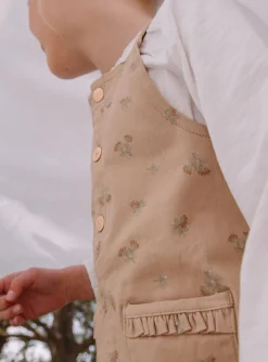 Dress-Sergent Major Beige sequined floral print dress