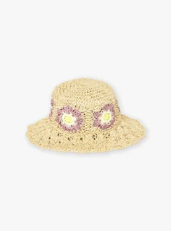 Hat, Scarf | Dress-Sergent Major Beige straw hat