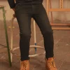 Trousers, Jeans-Sergent Major Black denim JEANS