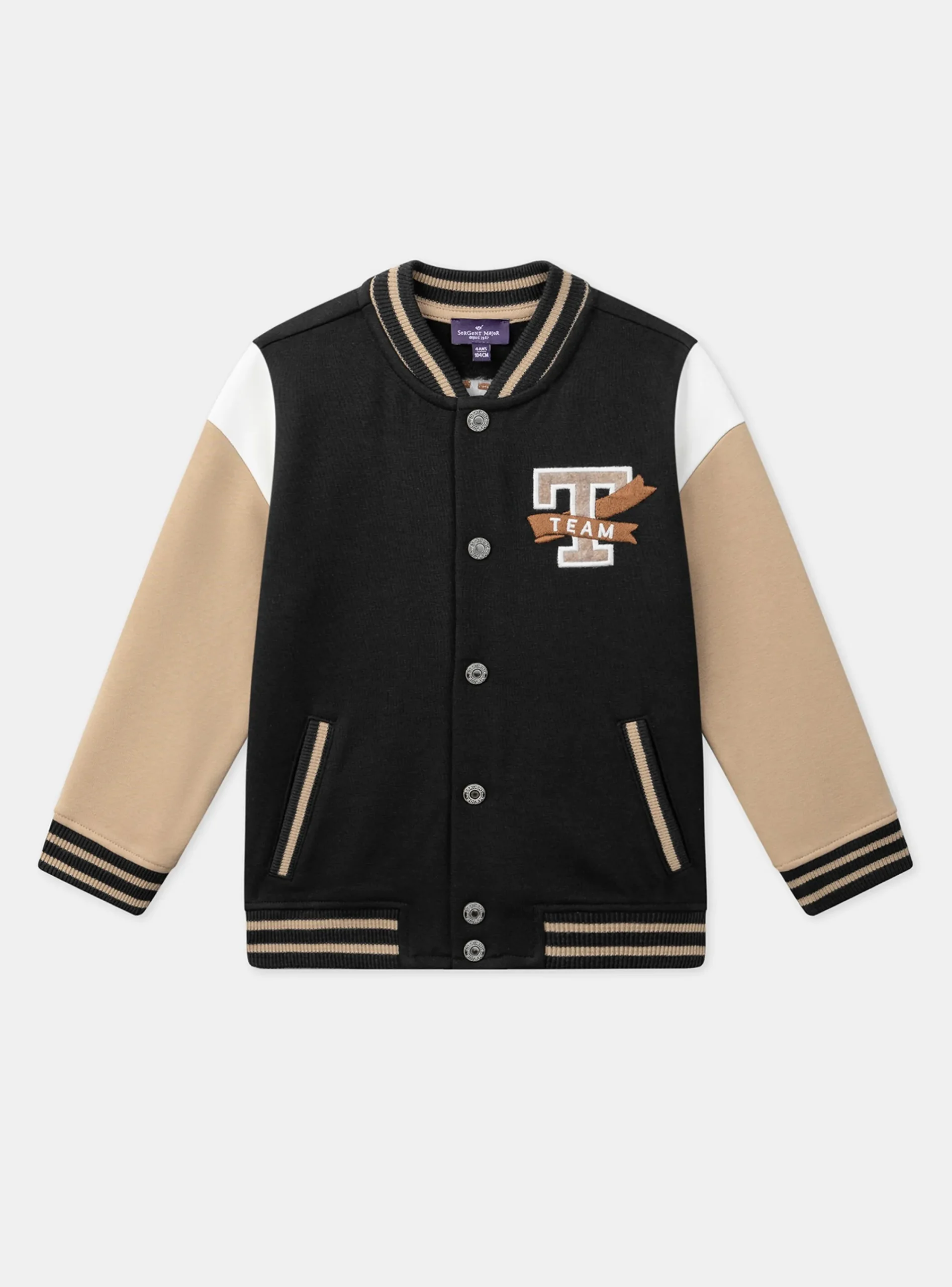 Knitwear, Sweater, Cardigan-Sergent Major Black KIDS CARDIGAN