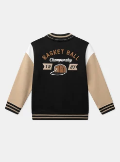 Knitwear, Sweater, Cardigan-Sergent Major Black KIDS CARDIGAN