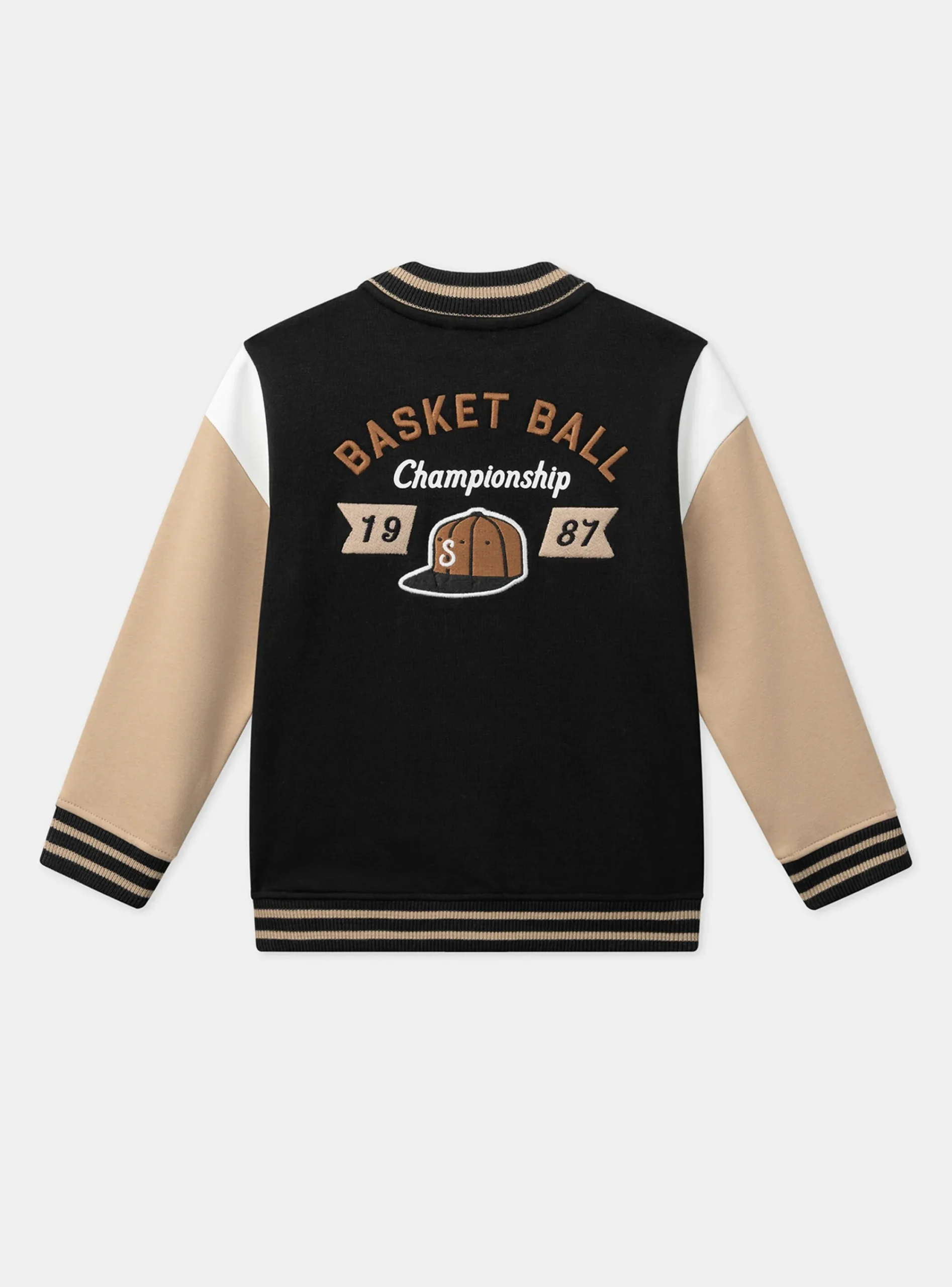 Knitwear, Sweater, Cardigan-Sergent Major Black KIDS CARDIGAN