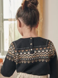 Knitwear, Sweater, Cardigan-Sergent Major Black PULLOVER