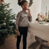Trousers, Jeans And Legging-Sergent Major Black velvet sequined leggings