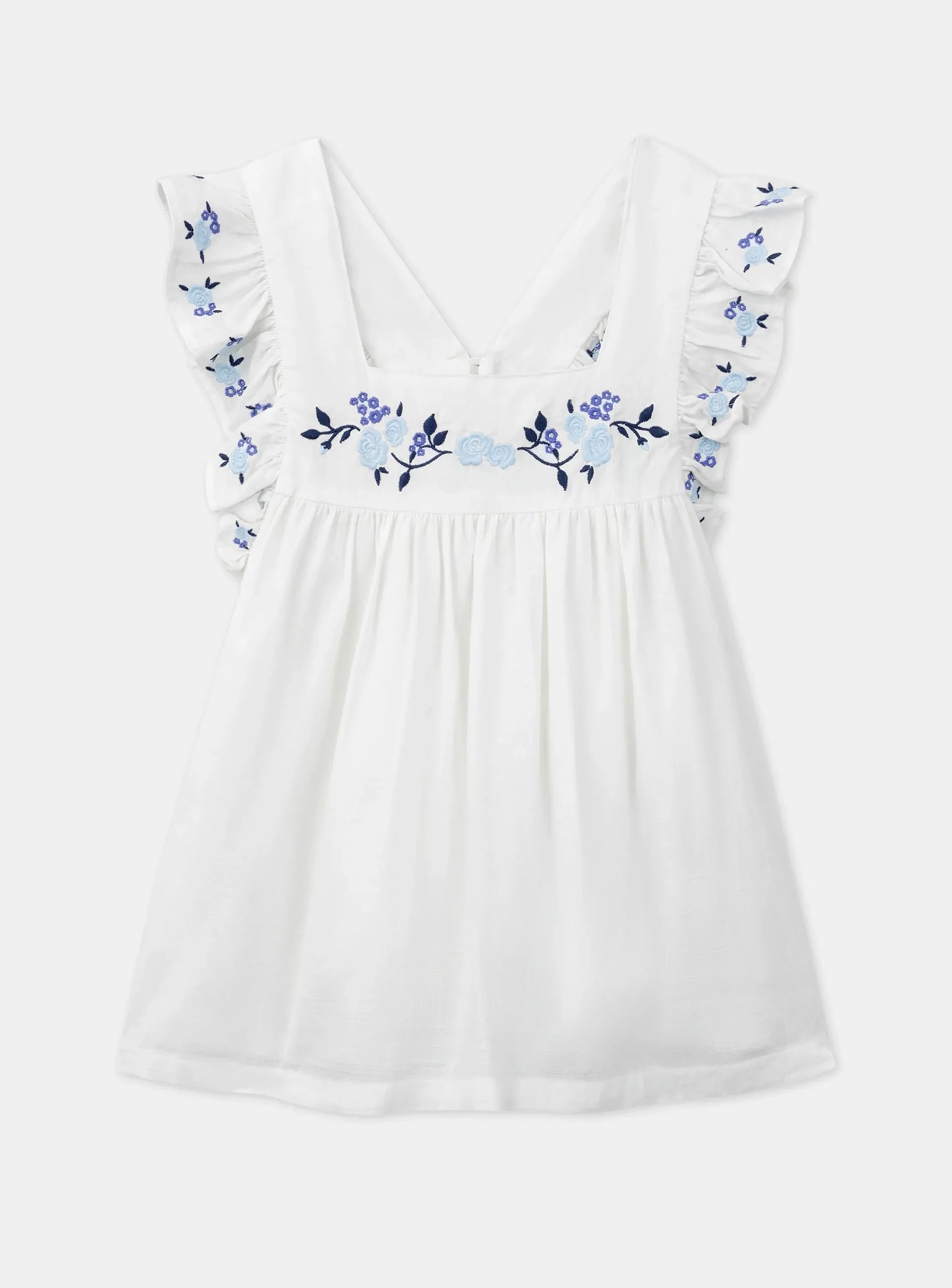 Shirt, T-shirt-Sergent Major Blouse embroidered with flowers