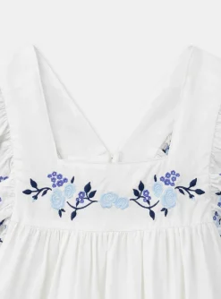 Shirt, T-shirt-Sergent Major Blouse embroidered with flowers