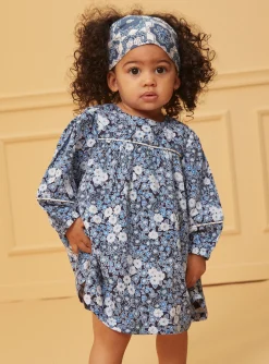 Dress | Dress-Sergent Major Blue and white floral print dress