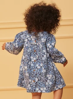 Dress | Dress-Sergent Major Blue and white floral print dress