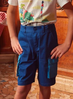 Bermuda Shorts-Sergent Major Blue BERMUDA