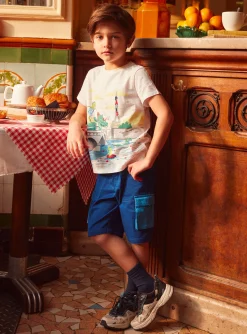 Bermuda Shorts-Sergent Major Blue BERMUDA
