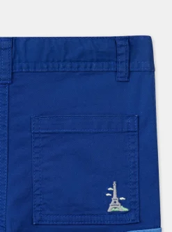 Bermuda Shorts-Sergent Major Blue BERMUDA