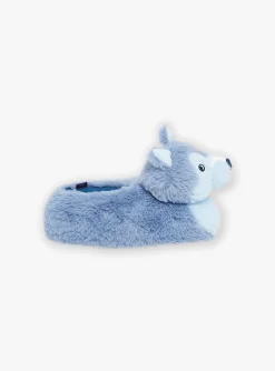 Shoes-Sergent Major Blue 3D wolf slippers