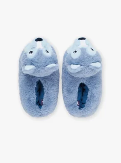 Shoes-Sergent Major Blue 3D wolf slippers