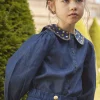 Shirt, T-shirt-Sergent Major Blue denim blouse