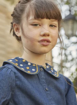 Shirt, T-shirt-Sergent Major Blue denim blouse