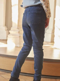Trousers, Jeans And Legging-Sergent Major Blue denim slim jeans