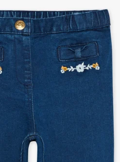 Trousers, Jeans And Legging-Sergent Major Blue denim slim jeans