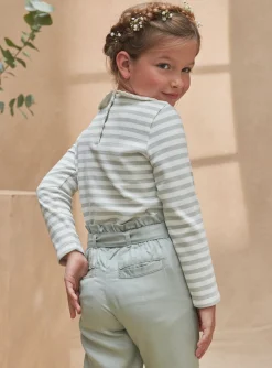 Trousers, Jeans And Legging-Sergent Major Blue green PANTS