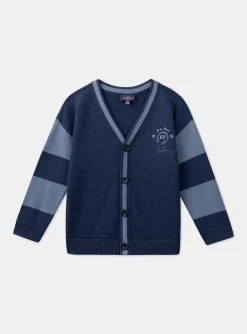 Knitwear, Sweater, Cardigan-Sergent Major Blue long-sleeved cashmere cardigan