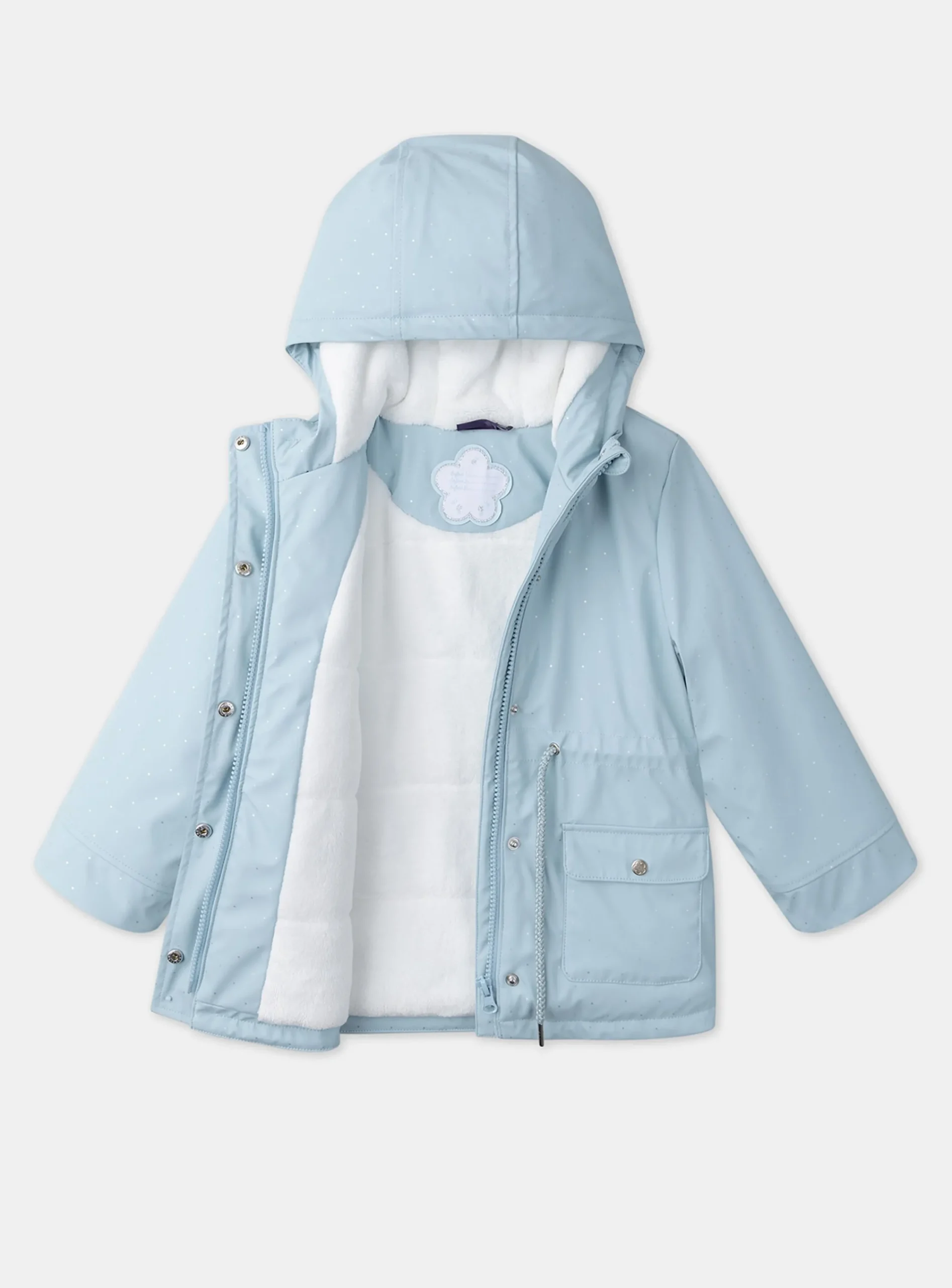 Coat, Parka, Jacket-Sergent Major Blue RAINCOAT