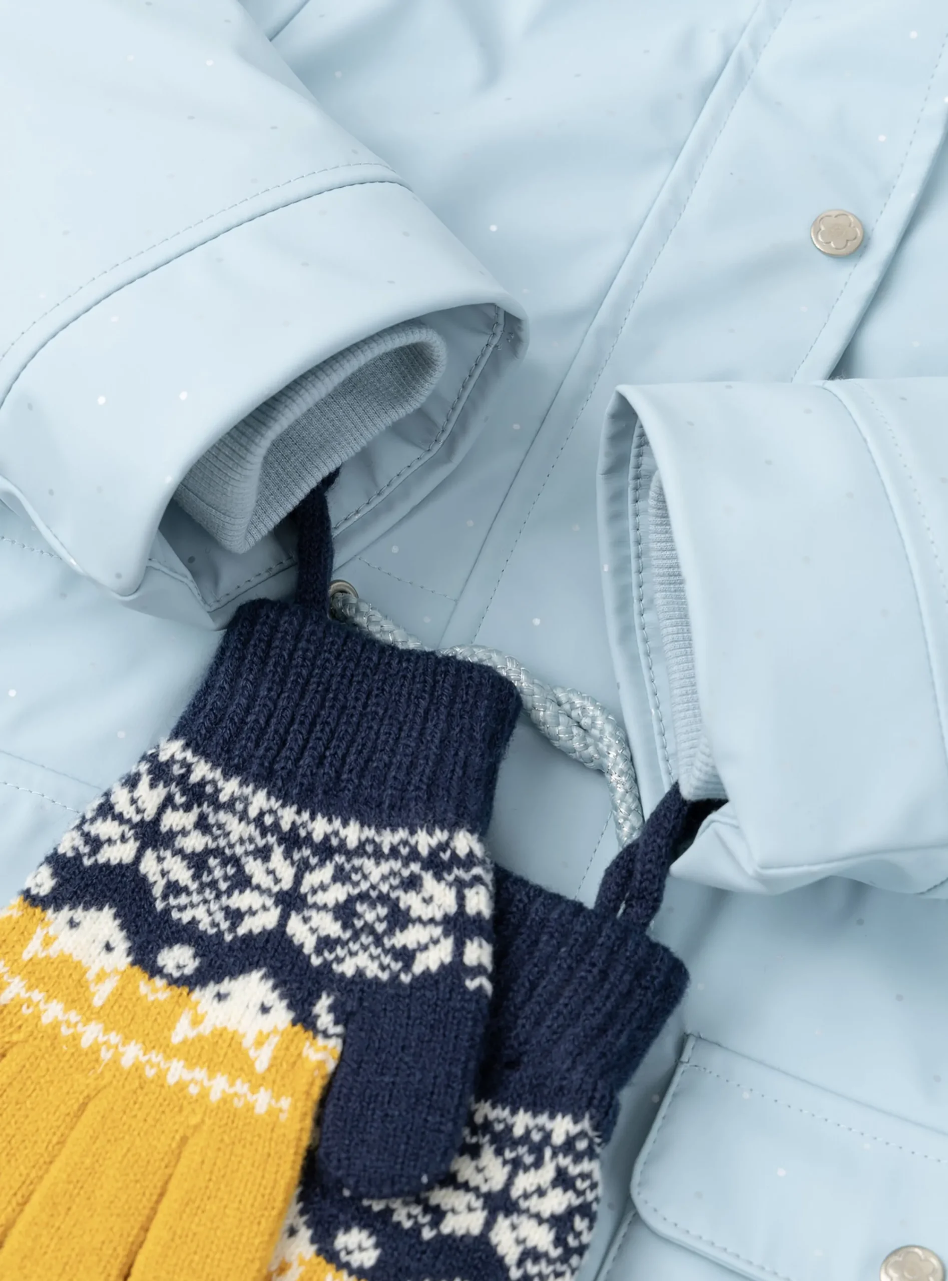 Coat, Parka, Jacket-Sergent Major Blue RAINCOAT