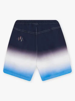 Swimsuit-Sergent Major Blue striped swim shorts child boy