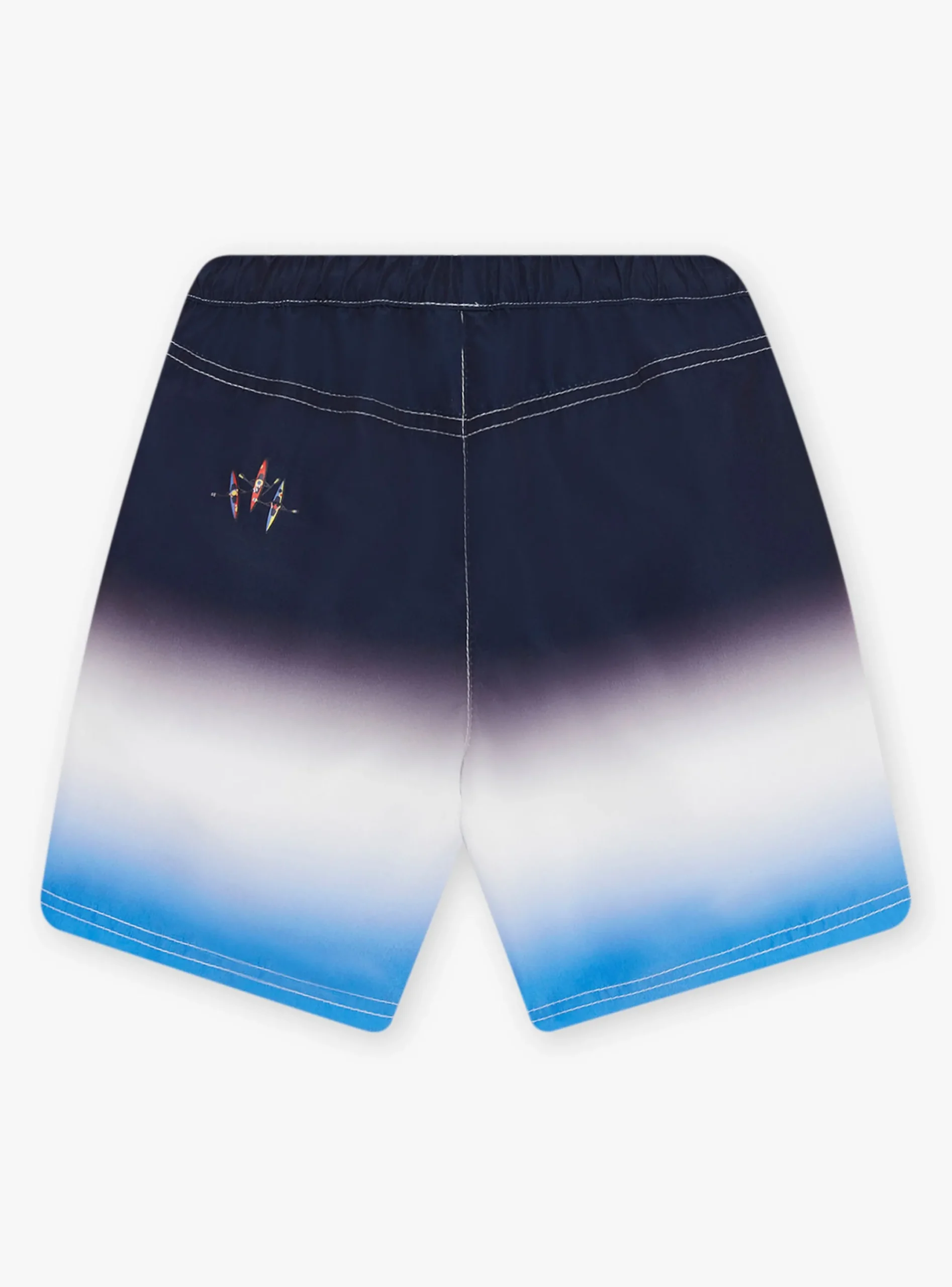 Swimsuit-Sergent Major Blue striped swim shorts child boy
