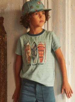 T-shirt, Polo Shirt-Sergent Major Blue surf T-shirt
