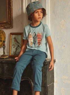 T-shirt, Polo Shirt-Sergent Major Blue surf T-shirt