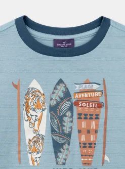 T-shirt, Polo Shirt-Sergent Major Blue surf T-shirt