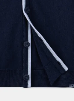 Knitwear, Sweater, Cardigan-Sergent Major Blue V-neck cardigan