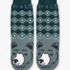 Underwear & Socks-Sergent Major Bottle-green non-slip socks